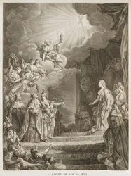 De kroning van Lodewijk XVI