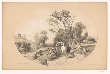 Ruiter vraagt om inlichtingen langs de weg