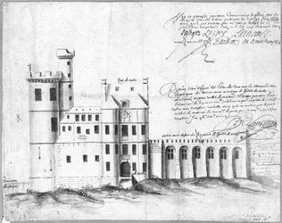 Gevel van Porte en Hotel de Nesle, 1662