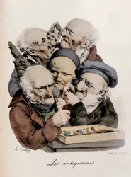 Antiekhandelaren Gravure door Louis-Leopold Boilly (Louis Leopold Boilly)
