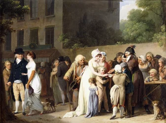 De goochelaar op de boulevards, 1806