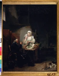De oude pastoor