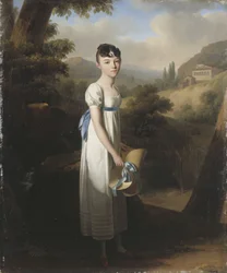 Portret van juffrouw Athénaïs d
