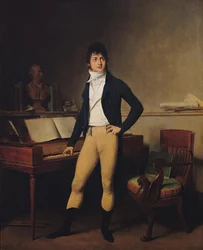 Portret van de componist François-Adrien Boieldieu 1775-1834, 1800