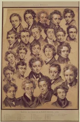Vijfentwintig leerlingen uit het atelier van Antoine Jean Gros, 1820