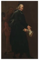 Een abt met een brief