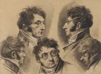 Louis-Léopold Boilly - 5 zelfportretten
