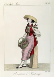 Kostuum van de Vrouwen van Hamburg