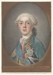 Portret van Louis Stanislas Xavier de France