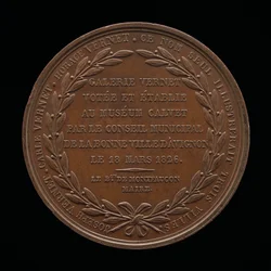 Inscriptie [achterzijde], 1826