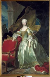 Portret van Marie Therese Raphaelle, Infante van Spanje, Dauphine van Frankrijk.