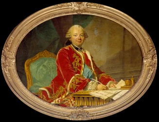 Portret van Etienne Francois, hertog van Choiseul Stainville (1719-1785) minister