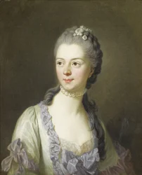 Portret van Ekaterina Dmitrievna Golitsyna 1720-1761, geboren Cantemir, 1764