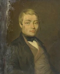 Portret van Rudolf Johannes van den Brink, oudste zoon van Hendrik Arend van den Brink