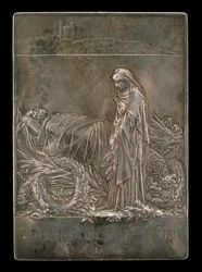 Frankrijk rouwt om de president van de republiek [achterkant], 1894