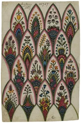 Ontwerp van Indiase motieven, 1793