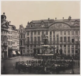 Zonder titel Constructie van herdenkingsfontein, juli 1856