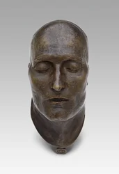 Dodenmasker van Napoleon, gemodelleerd 1821 gegoten 1833
