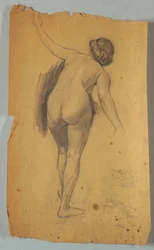 Studie van naaktfiguur