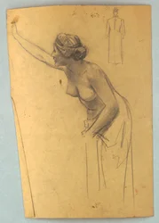 Studie van naaktfiguur