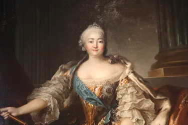 Portret van Keizerin Elizabeth Petrovna, 1758