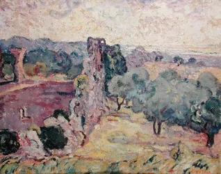 Landschap van Zuid-Frankrijk, c.1908
