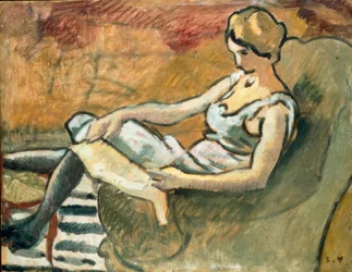 Louis Valtat, "La pensive" / Olieverf op doek, 1916