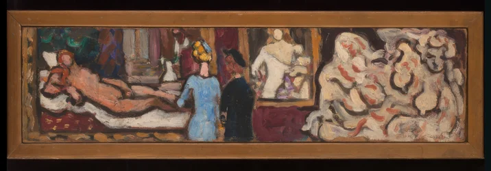 Studies over Titiaans Venus van Urbino en over flora, gemaakt tijdens de tentoonstelling "Italiaanse kunst" in het Petit Palais.