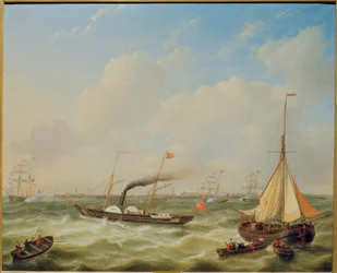Koningin Victoria in Oostende 1843