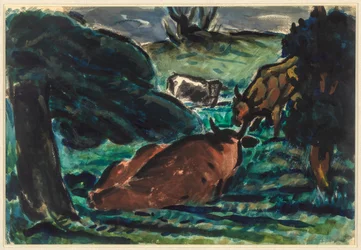 Liggende koeien, ca 1920s