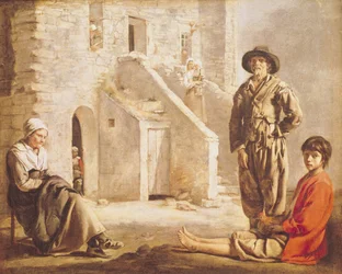 Boeren voor hun huis, c.1641