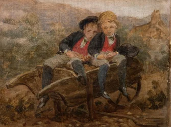 Schets van de Hons. Dudley en Archie Hamilton Gordon, 1890