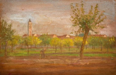 Het dorp Cairate, Lombardije