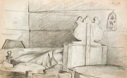 Slaapkamer (recto), Satan (verso)