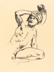 Knielende krijger