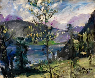 Landschap bij de Walchensee