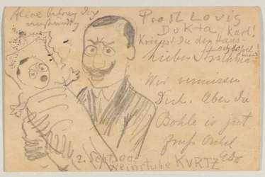Lovis Corinth aan Carl Strathmann: Ansichtkaart