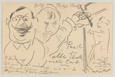 Lovis Corinth aan Carl Strathmann: Ansichtkaart, poststempel 10 augustus 1904