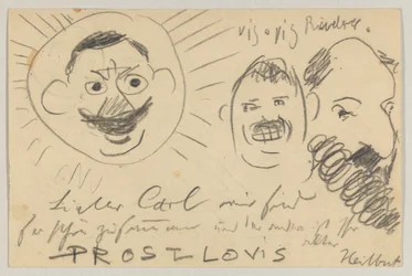 Lovis Corinth aan Carl Strathmann: Ansichtkaart, poststempel 12 december 1902