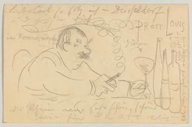 Lovis Corinth aan Carl Strathmann: Ansichtkaart, poststempel 13 september 1907