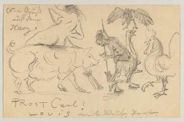 Lovis Corinth aan Carl Strathmann: Ansichtkaart, poststempel 21 juli 1905
