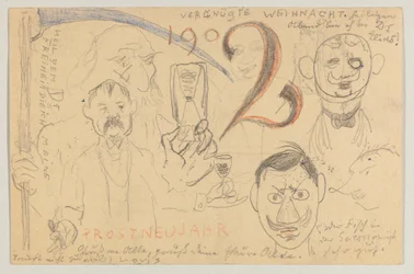Lovis Corinth aan Carl Strathmann: Postkaart, poststempel 24 december 1901