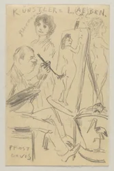 Lovis Corinth aan Carl Strathmann: Ansichtkaart, poststempel 25 juni 1904