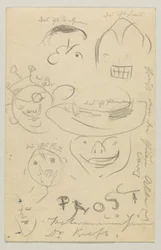 Lovis Corinth aan Carl Strathmann: Ansichtkaart, poststempel 27 maart 1905