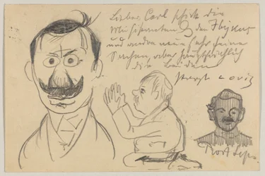 Lovis Corinth aan Carl Strathmann: Ansichtkaart, poststempel 30 januari 1903