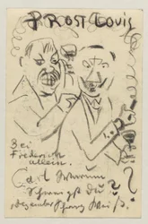Lovis Corinth aan Carl Strathmann: Postkaart, poststempel 30 oktober 1907