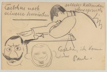 Lovis Corinth aan Carl Strathmann: Ansichtkaart, poststempel 8 januari 1903