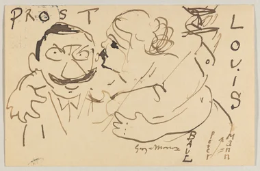 Lovis Corinth aan Carl Strathmann: Ansichtkaart, poststempel 9 december 1908