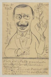 Lovis Corinth aan Fräulein Elly Franke: Postkaart, poststempel 28 augustus 1897