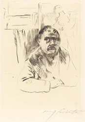 Zelfportret in een Bontjas